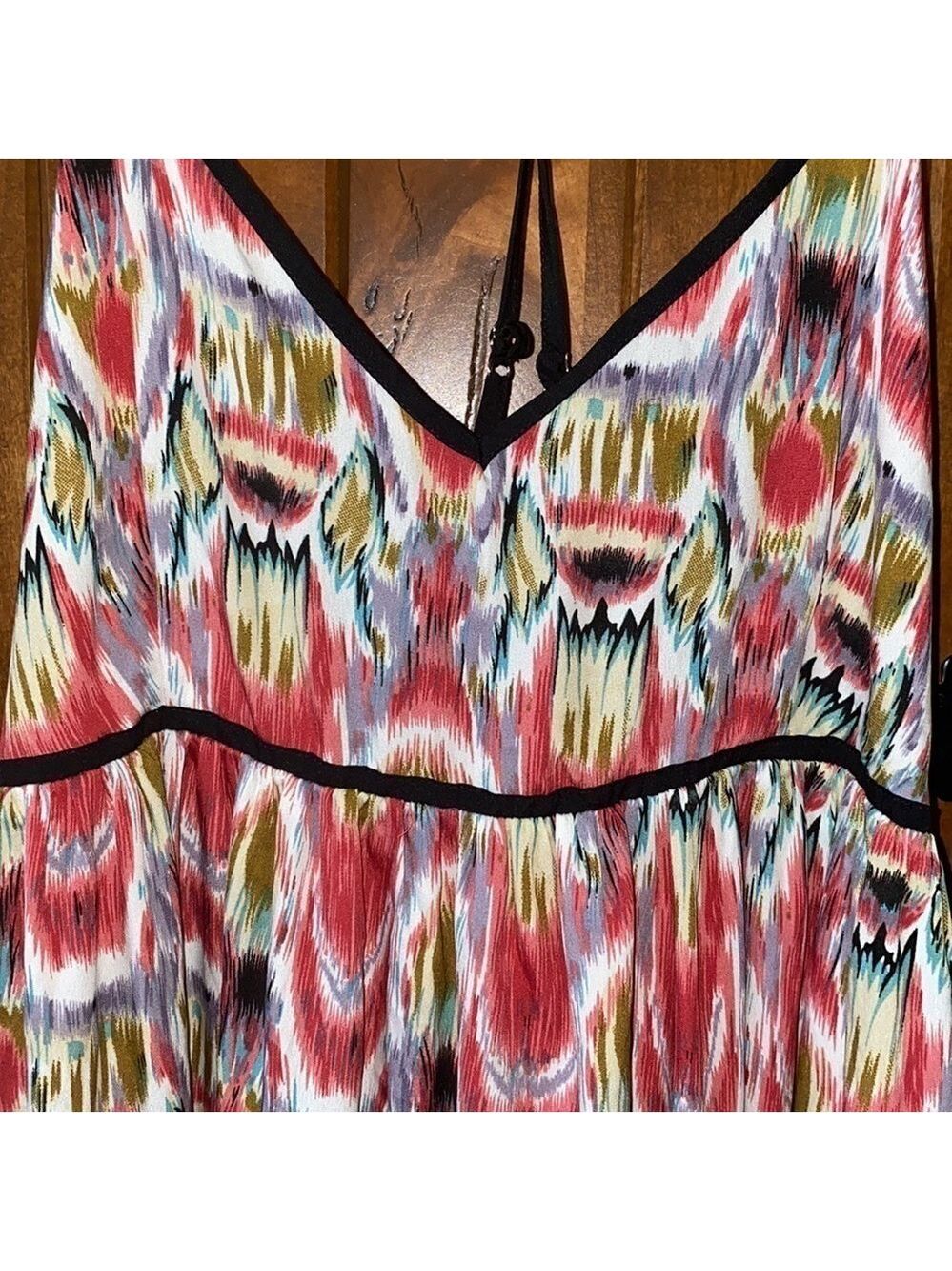 C-Lective Absrtact Floral Printed Maxi Dress - Picture 4 of 8